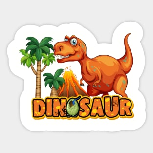 Dinosaur Land Sticker